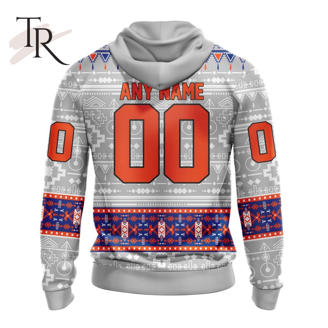 New 2025 NEW] ized NHL New York Islanders Special Native Design Custom Hoodie - Image 3